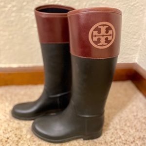 Tory Burch Black/Almond Boots
